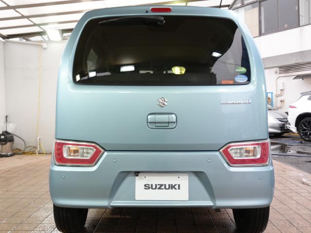 ワゴンR FA 社外ナビ ワンセグ バックカメラ リアコーナーセンサー レーンキープアシスト フロアマット バイザー CD BT 横滑り防止 ETC 社外フロントドラレコ 電格ミラー 衝突軽減 キーレスキー 記録簿(10枚目)