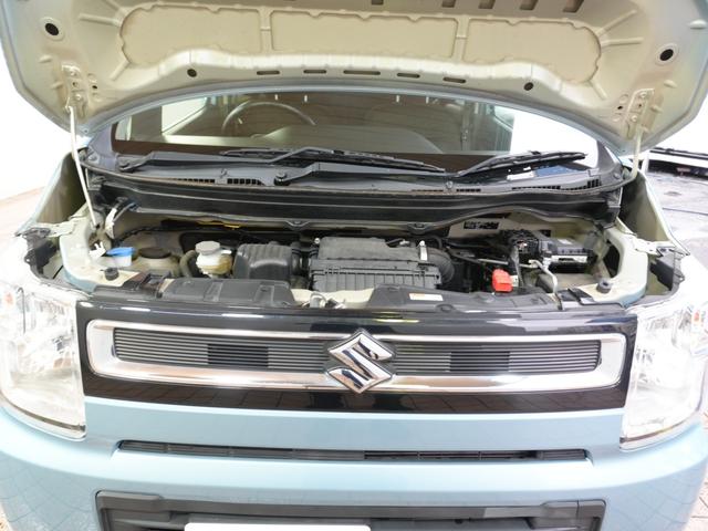 ワゴンR FA 社外ナビ ワンセグ バックカメラ リアコーナーセンサー レーンキープアシスト フロアマット バイザー CD BT 横滑り防止 ETC 社外フロントドラレコ 電格ミラー 衝突軽減 キーレスキー 記録簿(12枚目)