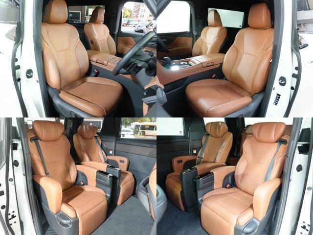 ヴェルファイアハイブリッド Z プレミア 茶本革シート デジタルインナーミラー 寒冷地仕様 左右独立ムーンルーフ スペアタイヤ HUD シートヒーター・ベンチレーション トヨタチームメイト ワイヤレス充電 フロアマット(4枚目)