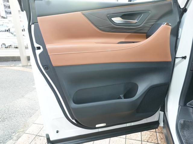 ヴェルファイアハイブリッド Z プレミア 茶本革シート デジタルインナーミラー 寒冷地仕様 左右独立ムーンルーフ スペアタイヤ HUD シートヒーター・ベンチレーション トヨタチームメイト ワイヤレス充電 フロアマット(52枚目)