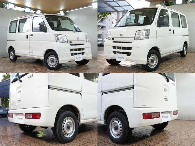 ハイゼットカーゴ スペシャル　両側スライドドア　エアコン　パワーステアリング　新品シートカバー　オートマチック車　ヘッドライトレベライザー　集中ドアロック　４人乗り　１２インチ　ダッシュボードシフト　外装植白　ガソリン車（3枚目）