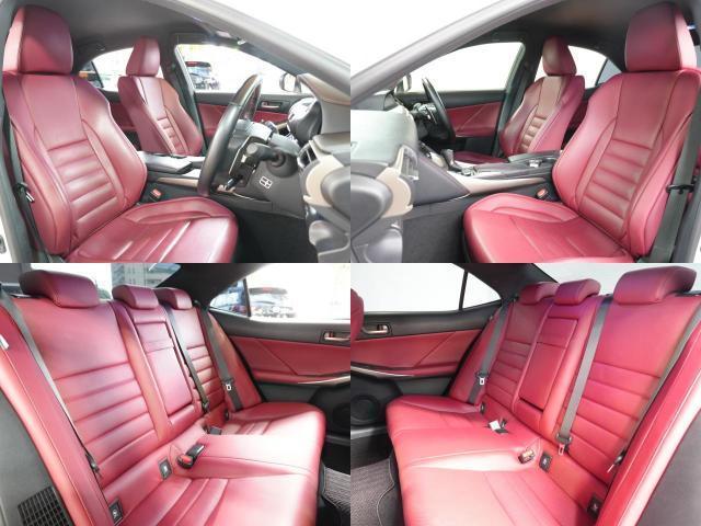 IS IS300h Fスポーツ RSK車高調 ブリッツエアクリ ISF純正19AW ナビ フルセグ 赤革シート 前席シートヒーター&エアコン パドルシフト LDA PCS ブルーレイ再生 ETC2.0 追従式クルコン 社外ドラレコ(4枚目)