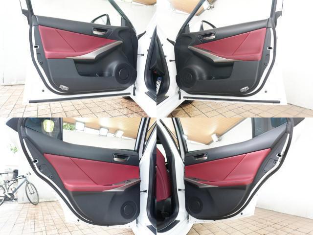 IS IS300h Fスポーツ RSK車高調 ブリッツエアクリ ISF純正19AW ナビ フルセグ 赤革シート 前席シートヒーター&エアコン パドルシフト LDA PCS ブルーレイ再生 ETC2.0 追従式クルコン 社外ドラレコ(5枚目)