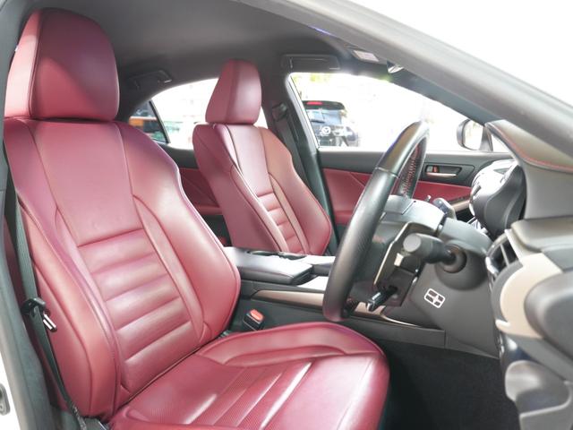 IS IS300h Fスポーツ RSK車高調 ブリッツエアクリ ISF純正19AW ナビ フルセグ 赤革シート 前席シートヒーター&エアコン パドルシフト LDA PCS ブルーレイ再生 ETC2.0 追従式クルコン 社外ドラレコ(38枚目)