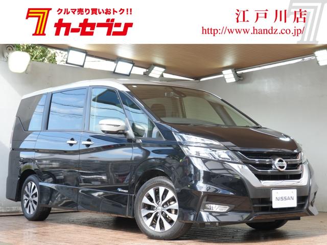 セレナ ハイウェイスター カロッツェリア楽ナビ ワンセグTV 全方位カメラ 両側パワースライドドア プッシュスタート スマートキー エマージェンシーブレーキ 斜線逸脱警報 Bluetooth 純正フロアマット ステアスイッチ(2枚目)