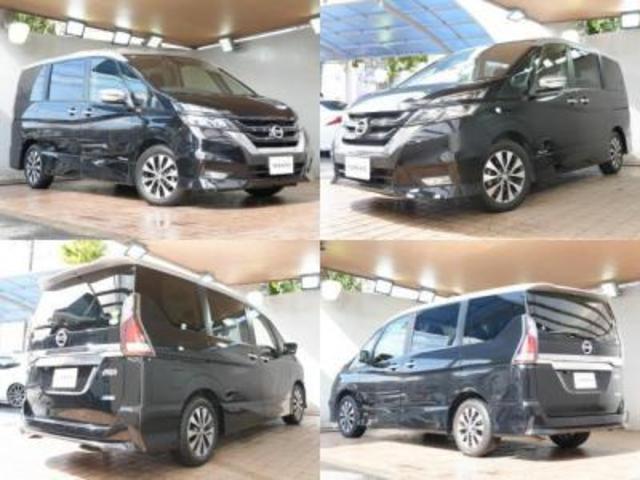 セレナ ハイウェイスター カロッツェリア楽ナビ ワンセグTV 全方位カメラ 両側パワースライドドア プッシュスタート スマートキー エマージェンシーブレーキ 斜線逸脱警報 Bluetooth 純正フロアマット ステアスイッチ(4枚目)