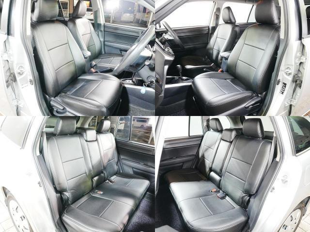 カローラフィールダー 1.5X 社外ナビ フルセグTV バックカメラ 黒革調シートカバー キーレスキー Bluetooth CD DVD フロアマット レベライザー バイザー 電格ミラー ETC2.0 ウィンカーミラー(5枚目)