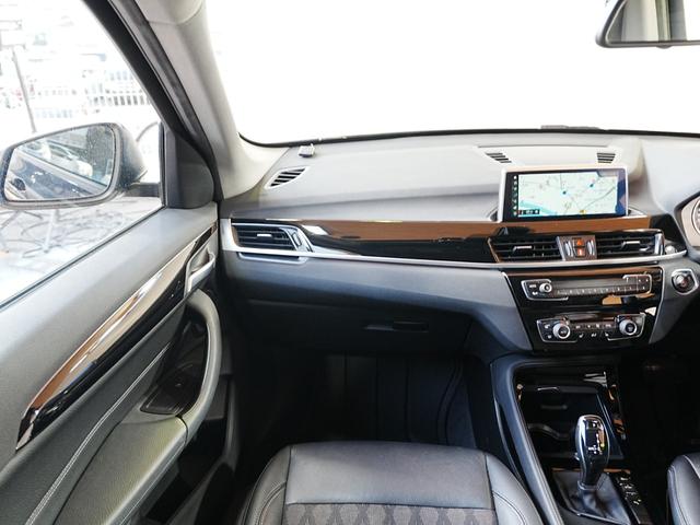 X1 sDrive 18i xライン 純正ナビ バックカメラ Bluetooth 社外ドライブレコーダーフロント リア 1オーナー インテリジェントセーフティ アンビエントライト 黒ハーフレザーシート ステアスイッチ ゴムマット ETC(18枚目)