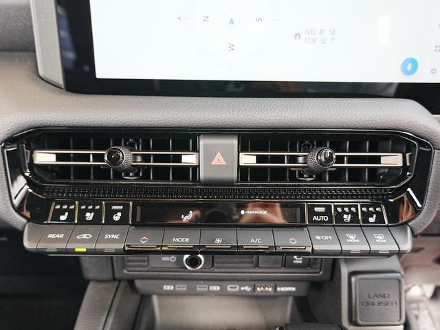 ランドクルーザー250 VXファーストエディション 丸目ヘッドライト トヨタチームメイト サンルーフ 全方位カメラ デジタルインナーミラー 茶革シート シートヒーター・ベンチレーション 純正マット 前後ドラレコ 社外セキュリティ(イグラ)(18枚目)