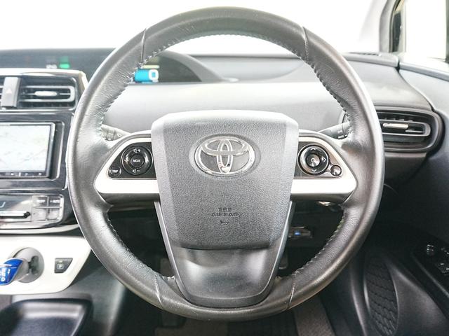 プリウス S 社外ナビ ブックカメラ フルセグTV スマートキー Pスタート Bluetooth ステアスイッチ フロアマット 電格ミラー ETC ABS AUTOライト LEDライト グレードS 5人乗り(22枚目)