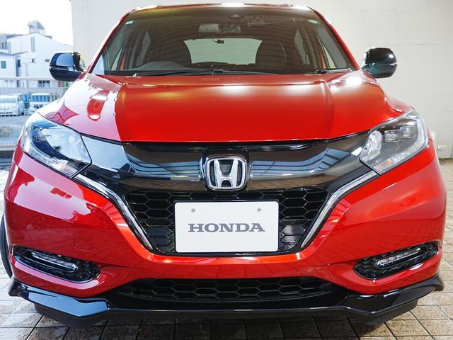 ヴェゼル ハイブリッドRS・ホンダセンシング 7インチメモリーナビ ハーフレザーシート 革巻きステアリング オートリトラミラー シートヒーター フルセグ BT SD バックカメラ ブレーキホールド パドルシフト LEDフォグ 社外前後ドラレコ(10枚目)