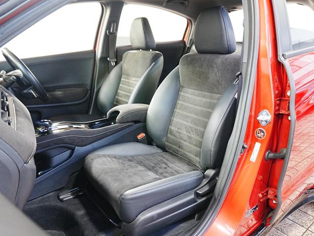 ヴェゼル ハイブリッドRS・ホンダセンシング 7インチメモリーナビ ハーフレザーシート 革巻きステアリング オートリトラミラー シートヒーター フルセグ BT SD バックカメラ ブレーキホールド パドルシフト LEDフォグ 社外前後ドラレコ(40枚目)