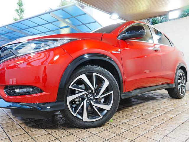 ヴェゼル ハイブリッドRS・ホンダセンシング 7インチメモリーナビ ハーフレザーシート 革巻きステアリング オートリトラミラー シートヒーター フルセグ BT SD バックカメラ ブレーキホールド パドルシフト LEDフォグ 社外前後ドラレコ(51枚目)