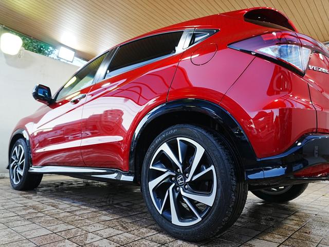 ヴェゼル ハイブリッドRS・ホンダセンシング 7インチメモリーナビ ハーフレザーシート 革巻きステアリング オートリトラミラー シートヒーター フルセグ BT SD バックカメラ ブレーキホールド パドルシフト LEDフォグ 社外前後ドラレコ(61枚目)