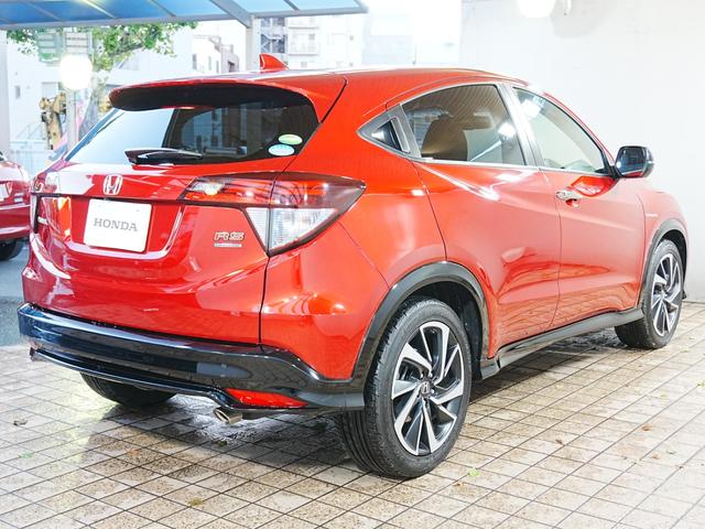 ヴェゼル ハイブリッドRS・ホンダセンシング 7インチメモリーナビ ハーフレザーシート 革巻きステアリング オートリトラミラー シートヒーター フルセグ BT SD バックカメラ ブレーキホールド パドルシフト LEDフォグ 社外前後ドラレコ(64枚目)