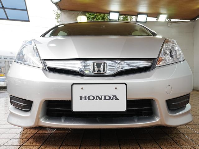 フィットシャトルハイブリッド ハイブリッド・スマートセレクション 純正ナビTV付き HIDヘッドライト クルコン バックカメラ 前後ドラレコ ハーフレザーシート ステアスイッチ 横滑り防止 純正マッド 純正バイザー トノカバー ECON AUTOライト(11枚目)