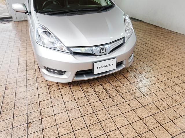 フィットシャトルハイブリッド ハイブリッド・スマートセレクション 純正ナビTV付き HIDヘッドライト クルコン バックカメラ 前後ドラレコ ハーフレザーシート ステアスイッチ 横滑り防止 純正マッド 純正バイザー トノカバー ECON AUTOライト(59枚目)