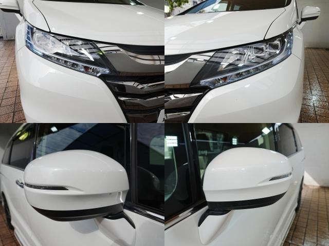 オデッセイハイブリッド ハイブリッドアブソルート・ホンダセンシンアドバンスP ワンオーナー 純正メモリナビ フルセグTV 全方位カメラ 左右パワースライドドア アルパインFDモニター 純正17インチ ホンダセンシング LKA レーダークルーズ 禁煙車 ハーフレザー ETC(4枚目)