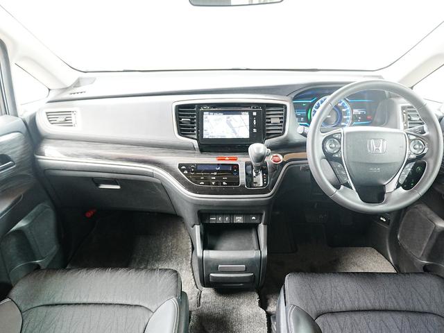 オデッセイハイブリッド ハイブリッドアブソルート・ホンダセンシンアドバンスP ワンオーナー 純正メモリナビ フルセグTV 全方位カメラ 左右パワースライドドア アルパインFDモニター 純正17インチ ホンダセンシング LKA レーダークルーズ 禁煙車 ハーフレザー ETC(6枚目)