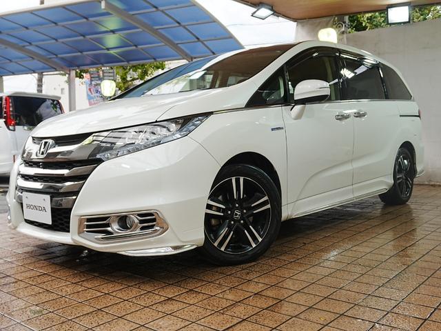 オデッセイハイブリッド ハイブリッドアブソルート・ホンダセンシンアドバンスP ワンオーナー 純正メモリナビ フルセグTV 全方位カメラ 左右パワースライドドア アルパインFDモニター 純正17インチ ホンダセンシング LKA レーダークルーズ 禁煙車 ハーフレザー ETC(36枚目)