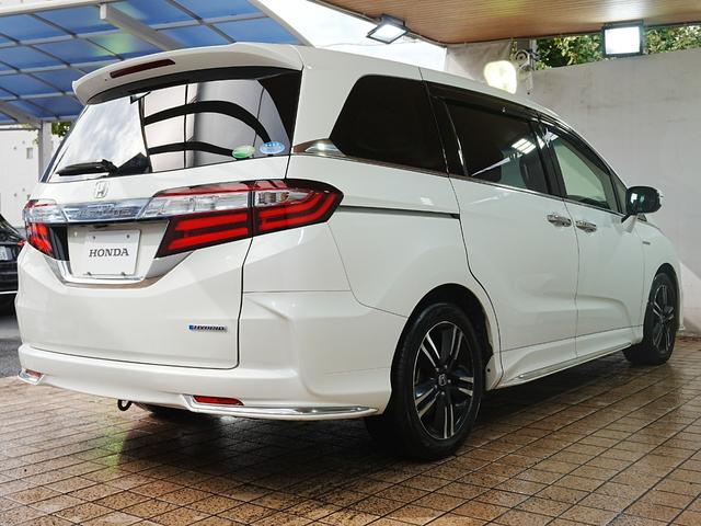 オデッセイハイブリッド ハイブリッドアブソルート・ホンダセンシンアドバンスP ワンオーナー 純正メモリナビ フルセグTV 全方位カメラ 左右パワースライドドア アルパインFDモニター 純正17インチ ホンダセンシング LKA レーダークルーズ 禁煙車 ハーフレザー ETC(38枚目)