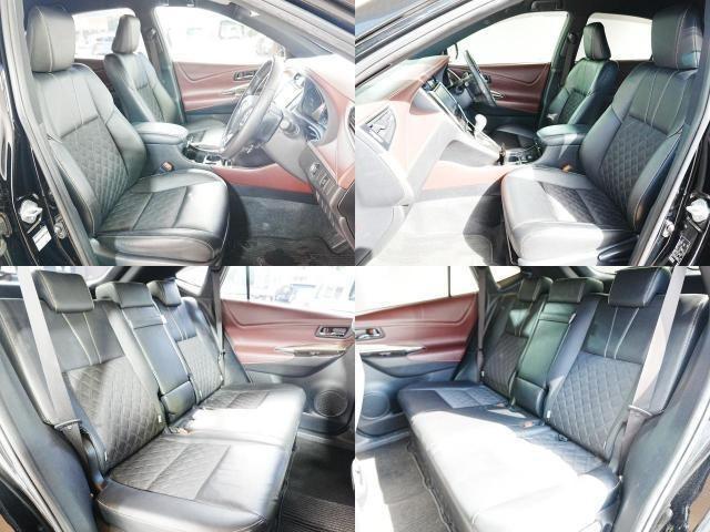 ハリアー エレガンス 黒ハーフレザー 運転席パワーシート 純正メモリナビ フルセグTV レーダークルーズ プリクラッシュセーフティ 純正17AW LED ETC ドラレコ ウインカーミラー スマートキー2個 Bカメラ(3枚目)