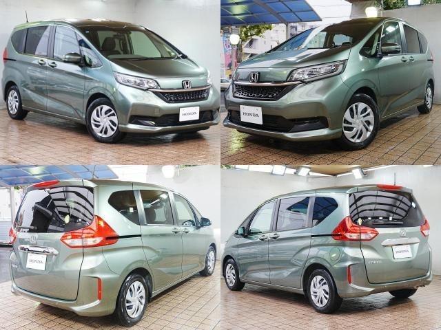 フリード G 純正メモリーナビ フルセグ Bluetooth リヤカメラdeあんしんプラス 両側パワースライドドア ワンオーナー 純正ドラレコ 純正フロアマット ステアリングスイッチ スマートキー(3枚目)