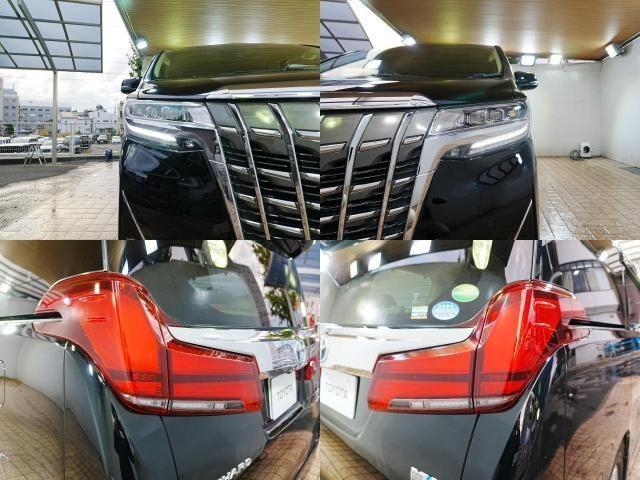 アルファードハイブリッド G Fパッケージ TRDフロントエアロ JBL 全方位カメラ 純正FDモニター ベージュ革シート サンルーフ AC100V 純正メモリナビ フルセグ 両側パワスラ PBドア 純正17インチ LED エアシート(4枚目)