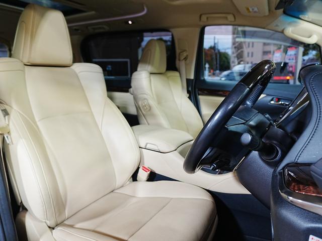 アルファードハイブリッド G Fパッケージ TRDフロントエアロ JBL 全方位カメラ 純正FDモニター ベージュ革シート サンルーフ AC100V 純正メモリナビ フルセグ 両側パワスラ PBドア 純正17インチ LED エアシート(47枚目)