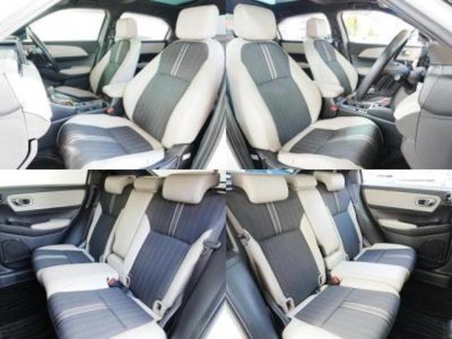 ヴェゼル e:HEV PLaY ディスプレイオーディオ パノラマルーフ フルセグTV Bluetooth 全方位カメラ ハーフレザーシート カープレイ 専用コンビシート ホンダコネクト ステアヒータ プレミアムオーディオ 純正マット(5枚目)