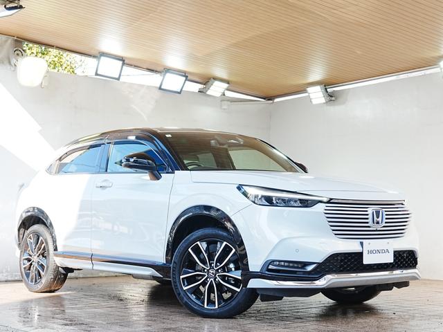 ヴェゼル e:HEV PLaY ディスプレイオーディオ パノラマルーフ フルセグTV Bluetooth 全方位カメラ ハーフレザーシート カープレイ 専用コンビシート ホンダコネクト ステアヒータ プレミアムオーディオ 純正マット(66枚目)