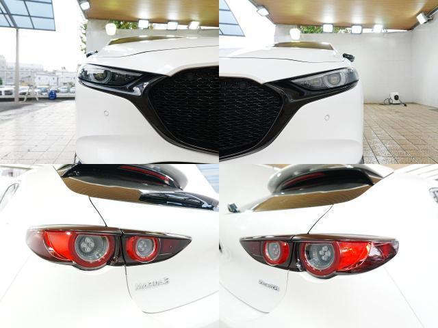 ＭＡＺＤＡ３ファストバック １５Ｓ　１００周年特別記念車　純正ナビ　フルセグＴＶ　Ｂｌｕｅｔｏｏｔｈ　全方位カメラ　シグネチャスタイルＰＫＧ　ユーザー買取　ステアスイッチ　アイドリングストップ　ＢＯＳＥスピーカー　３６０度セーフティＰＫＧ　タワーバー　マット（4枚目）