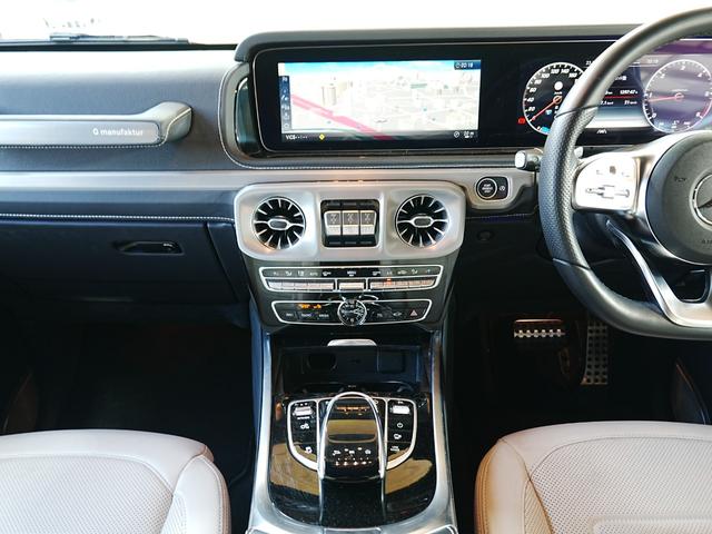 Ｇクラス Ｇ４００ｄ　ＡＭＧライン　マヌファクトゥーアプログラム　ラグジュアリーパッケージ　アダプティングダンピングシステム　ブルメスターサウンド　白本革シート　サンルーフ　全方位カメラ　アンビエントライト　ワンオーナー（18枚目）