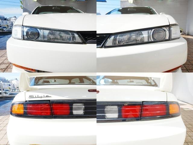 シルビア Ｑ’ｓ　エアロ　後期型　ワンオーナー　修復歴なし　５速マニュアル　純正エアロ　電格ミラー　革巻きステアリング　純正１５インチアルミホイール　純正フロアマット　パワーステアリング　パワーウィンドウ　ＡＢＳ（5枚目）