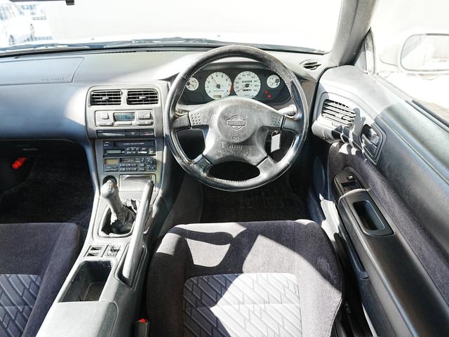 シルビア Ｑ’ｓ　エアロ　後期型　ワンオーナー　修復歴なし　５速マニュアル　純正エアロ　電格ミラー　革巻きステアリング　純正１５インチアルミホイール　純正フロアマット　パワーステアリング　パワーウィンドウ　ＡＢＳ（17枚目）