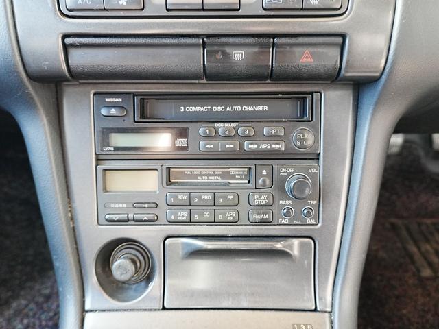 シルビア Ｑ’ｓ　エアロ　後期型　ワンオーナー　修復歴なし　５速マニュアル　純正エアロ　電格ミラー　革巻きステアリング　純正１５インチアルミホイール　純正フロアマット　パワーステアリング　パワーウィンドウ　ＡＢＳ（25枚目）