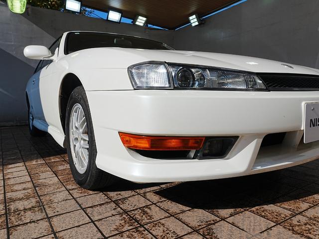 シルビア Ｑ’ｓ　エアロ　後期型　ワンオーナー　修復歴なし　５速マニュアル　純正エアロ　電格ミラー　革巻きステアリング　純正１５インチアルミホイール　純正フロアマット　パワーステアリング　パワーウィンドウ　ＡＢＳ（40枚目）