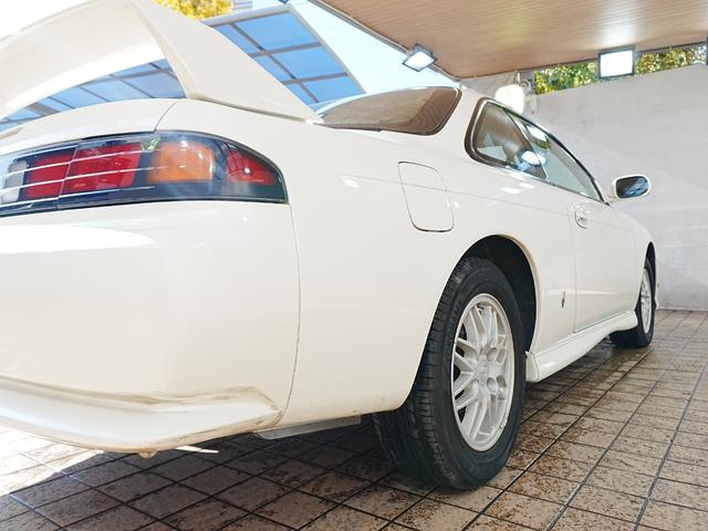 シルビア Ｑ’ｓ　エアロ　後期型　ワンオーナー　修復歴なし　５速マニュアル　純正エアロ　電格ミラー　革巻きステアリング　純正１５インチアルミホイール　純正フロアマット　パワーステアリング　パワーウィンドウ　ＡＢＳ（46枚目）