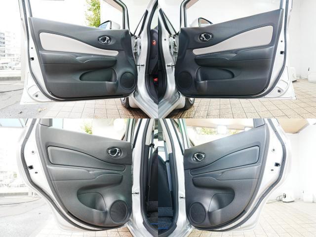 ノート ｅ－パワー　Ｘ　純正７インチナビ　フルセグＴＶ　全方位カメラ　デジタルインナーミラー　踏み間違い防止装置　純正マット　ドアバイザー　レーンキープアシスト　レベライザー　ステアスイッチ　スマートキー　プッシュスタート（6枚目）