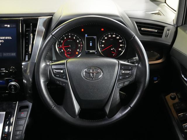 アルファード 2.5S JBLサウンド デジタルインナーミラー 全方位カメラ 革巻きステアリング 純正メモリナビ フルセグTV パワースライドドア 純正18AW LED ETC2.0 パークアシスト 衝突軽減 LKA BSM(8枚目)