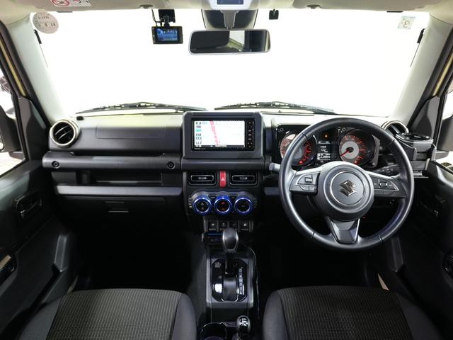 ジムニー ＸＣ　純正メモリナビ　フルセグＴＶ　前席シートヒーター　バックカメラ　前後ドライブレコーダー　クルーズコントロール　純正１６インチ　衝突軽減　ＬＫＡ　背面タイヤ　ＥＴＣ　スマートキー　プッシュスタート（6枚目）