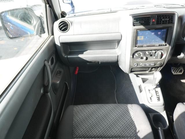 ジムニー XC 社外ナビ フルセグテレビ Bluetooth キーレスキー 社外ドライブレコーダーフロントリア 記録簿 フロアマット レベライザー電格ミラー ABS ETC ルーフレール(13枚目)