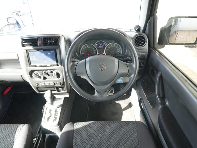 ジムニー XC 社外ナビ フルセグテレビ Bluetooth キーレスキー 社外ドライブレコーダーフロントリア 記録簿 フロアマット レベライザー電格ミラー ABS ETC ルーフレール(14枚目)