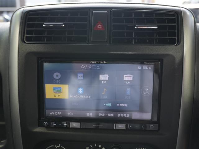 ジムニー XC 社外ナビ フルセグテレビ Bluetooth キーレスキー 社外ドライブレコーダーフロントリア 記録簿 フロアマット レベライザー電格ミラー ABS ETC ルーフレール(18枚目)