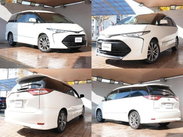 エスティマ アエラス 1オーナ車 左右パワースライドドア 純正ナビフルセグテレビ 純正FDモニター 純正18インチアルミホイール 記録薄 純正フロアマット Pスタート クルーズコントロール Bluetooth DVD(3枚目)