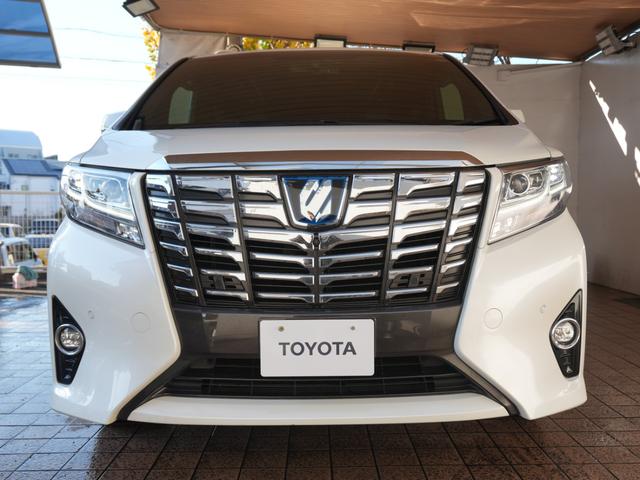 アルファードハイブリッド エグゼクティブラウンジ JBL 純正ナビ フルセグTV 黒革シート 全方位カメラ FDモニター AC100V ステアヒーター プリクラ 純正マッド 純正バイザー シートメモリ ワンオーナー 記録簿完備 ディーラー整備車(11枚目)