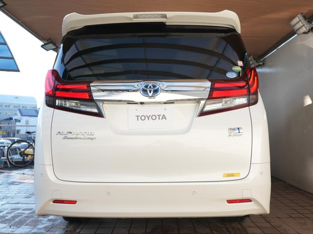 アルファードハイブリッド エグゼクティブラウンジ JBL 純正ナビ フルセグTV 黒革シート 全方位カメラ FDモニター AC100V ステアヒーター プリクラ 純正マッド 純正バイザー シートメモリ ワンオーナー 記録簿完備 ディーラー整備車(12枚目)