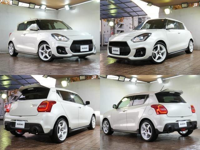 スイフトスポーツ ベースグレード モンスターコンプリート K200ターボキット ECU ローダウン SP-Xストリートマフラー ナビ TV 6速MT 1オーナー プッシュスタート スマートキー 社外17インチAW ユーザー買取(3枚目)