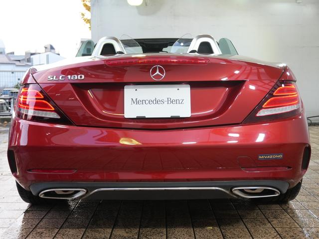 SLC SLC180 スポーツ 1オーナー 禁煙車 黒革シート 純正ナビフルセグTV 黒革パワーシート バックカメラ 純正18AW シートヒーター ETC2.0 LKA BSM 追従式クルコン パドルシフト 保証書 取説 スマキ2本(10枚目)