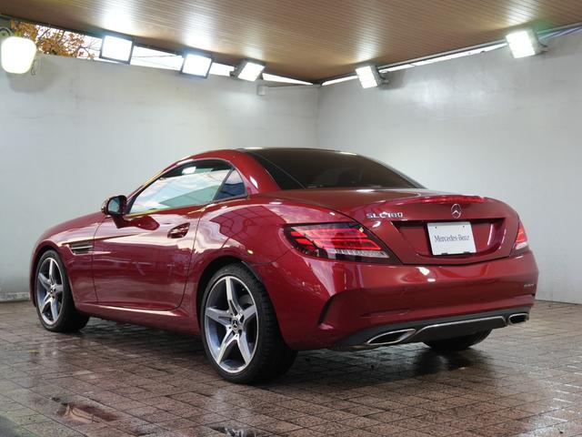 SLC SLC180 スポーツ 1オーナー 禁煙車 黒革シート 純正ナビフルセグTV 黒革パワーシート バックカメラ 純正18AW シートヒーター ETC2.0 LKA BSM 追従式クルコン パドルシフト 保証書 取説 スマキ2本(18枚目)